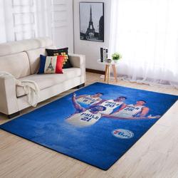 Philadelphia 76Ers Nba Carpet Living Room Rugs Rug Regtangle Carpet V1728