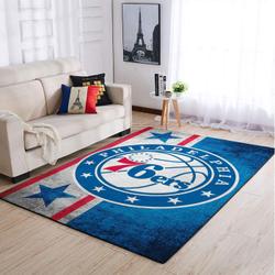Philadelphia 76Ers Nba Area Rugs Living Room Carpet Sports Rug Regtangle Carpet
