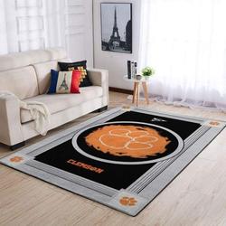 NCAA Clemson Tigers Living Room Rug Team Logo Carpet Rug19122411