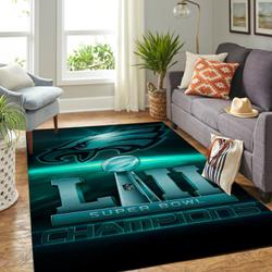 Philadelphia Eagles Nfl Football Carpet Living Room Rug Regtangle Carpet V1736