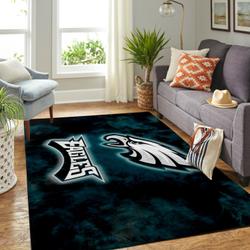 Philadelphia Eagles Nfl Football Carpet Living Room Rug Regtangle Carpet V1740