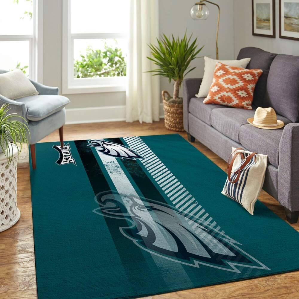 Philadelphia Eagles Nfl Area Rugs Living Room Sports Rug Regtangle Carpet