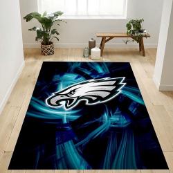 Philadelphia Eagles Nfl Logo Area Rug For Gift Bedroom Rug Us Gift Dec