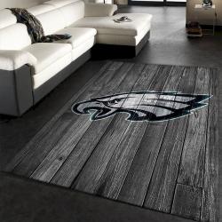 Philadelphia Eagles Nfl Team Logo Grey Wooden Style Style Nice Gift Ho