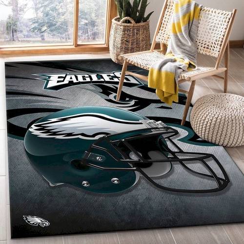 Philadelphia Eagles Nfl Team Logo Helmet Style Nice Gift Home Decor Re