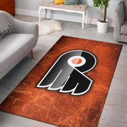 Philadelphia Flyers Area Rug Nhl Ice Hockey Living Room Regtangle Carpet V1379
