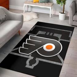 Philadelphia Flyers Area Rugs Nhl Hockey Living Room 28 Rug Regtangle Carpet