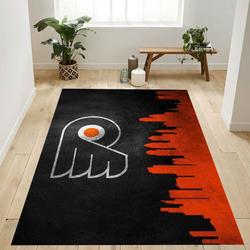 Philadelphia Flyers Nhl 3 Area Rug Living Room And Bed Room Rug Rug Regtangle Carpet Floor Decor Home Decor
