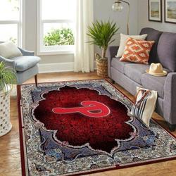 Philadelphia Phillies Area Rug Living Room Rug Home Decor Mlb Team Logo V1381