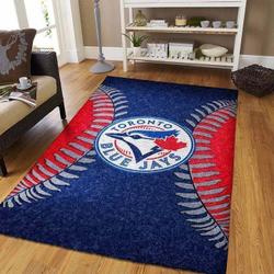 Toronto Blue Jays Mlb Area Rug Living Room Rug Home Decor V1396
