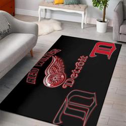 NHL Detroit Red Wings Rug Home Decor Team Logo Carpet Rug Living Room 200303B19