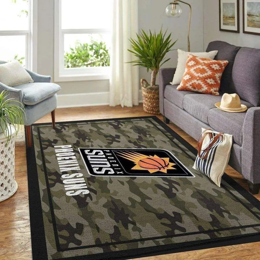 Phoenix Suns Area Rug Nba Carpet Living Room Rugs Rug Regtangle Carpet V4261