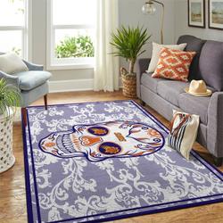 Phoenix Suns Nba Skull Flower Style Living Room Carpet Rug Regtangle Carpet