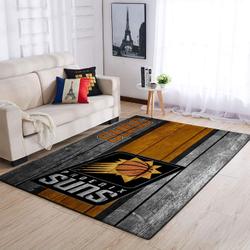 Phoenix Suns Nba Area Rugs Wooden Style Living Room Carpet Rug Regtangle Carpet