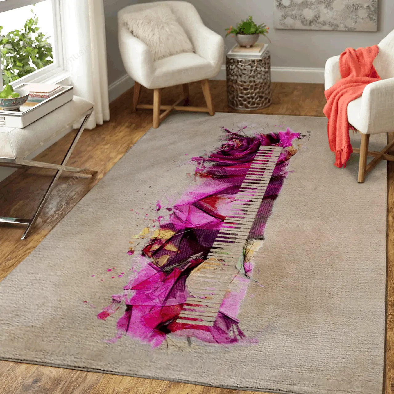 Piano Music Art Music Art For Fans Area Rug Living Room Carpet Rug Regtangle Carpet Floor Decor Home Decor