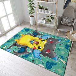 Pikachu Pokemon Anime 6 Area Rug Living Room And Bed Room Rug Rug Regtangle