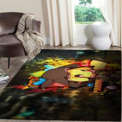 Pikachu Pokemon Anime Fn080210 Movies Area Rug Rug Regtangle Carpet