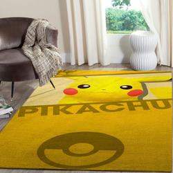 Pikachu Pokemon Anime Fn080212 Movies Area Rug Rug Regtangle Carpet