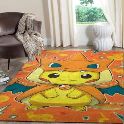 Pikachu Pokemon Anime Fn080215 Movies Area Rug Rug Regtangle Carpet