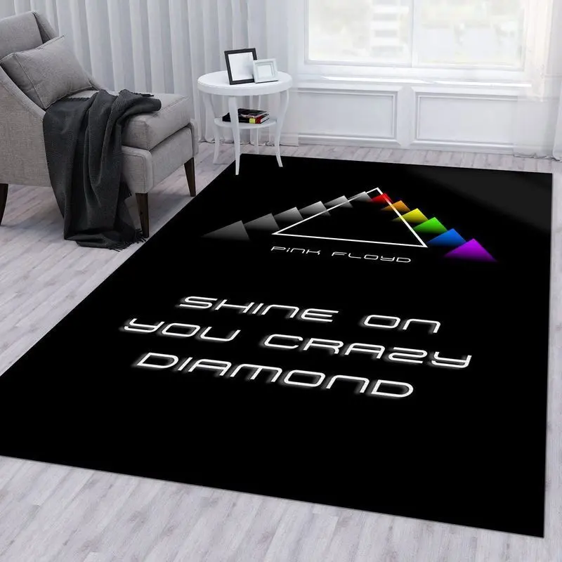 Pink Floyd Crazy Diamond Area Rug Living Room And Bed Room Rug Rug Regtangle Carpet Floor Decor Home Decor