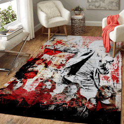 Pink Floyd The Wall Music Art For Fans Area Rug Living Room Carpet Rug Regtangle Carpet Floor Decor Home Decor