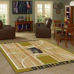 NCAA Pittsburgh Panthers Living Room Rug Basketball Court Ofd 19120733