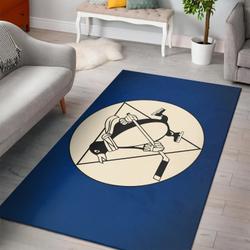 Pittsburgh Penguins Nhl Ice Hockey Living Room Rug Regtangle Carpet 2002205