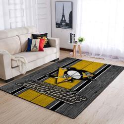 Pittsburgh Penguins Nhl Rugs Living Room Carpet Sports Rug Regtangle Carpet