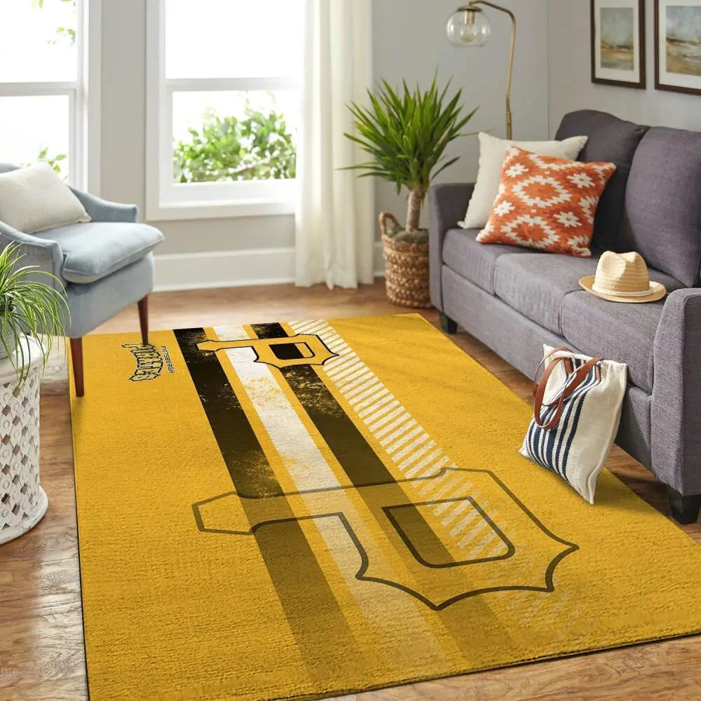 Pittsburgh Pirates Area Rug Living Room Rug Home Decor Mlb Baseball 2