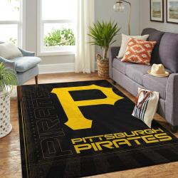 Pittsburgh Pirates Area Rug Living Room Rug Home Decor Mlb Baseball 3