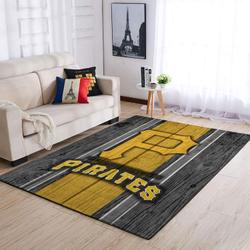 Pittsburgh Pirates Wooden Area Rug Living Room Rug Home Decor Mlb Baseball 11