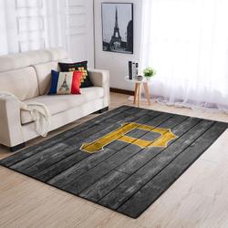 Pittsburgh Pirates Wooden Area Rug Living Room Rug Home Decor Mlb Baseball 12
