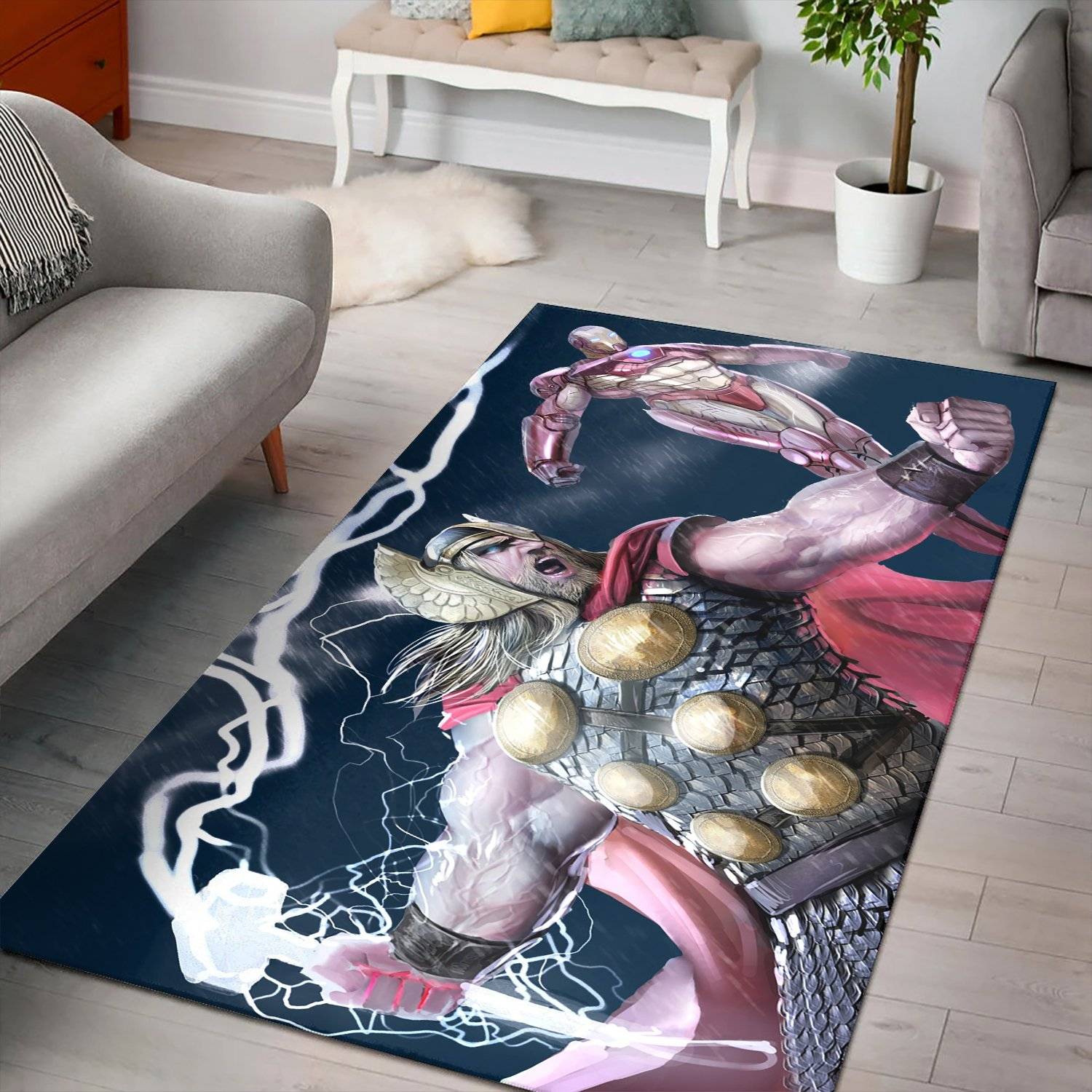 Marvel Thor Movie Rug Area Rug Living Room Rug Home Decor 1912216