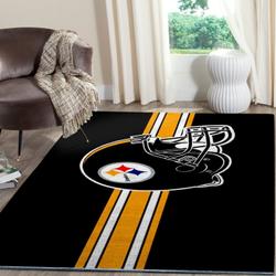 Pittsburgh Steelers Area Rug Nfl Football Rug Regtangle Carpet V1304