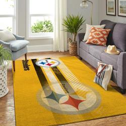 Pittsburgh Steelers Area Rug Nfl Football Rug Regtangle Carpet