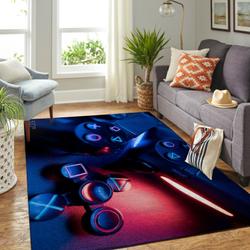 Playstation Area Rug Gaming Carpet Gamer Living Room Rugs Rug Regtangle Carpet Floor Decor Home Decor V3687