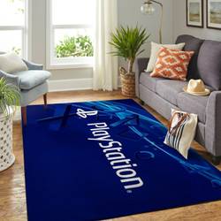 Playstation Area Rug Gaming Carpet Gamer Living Room Rugs Rug Regtangle Carpet Floor Decor Home Decor V3689