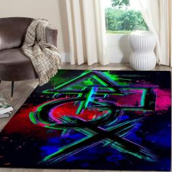 Playstation Area Rug Gaming Rug Regtangle Carpet Floor Decor Home Decor V11342