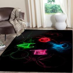 Playstation Area Rug Living Room Rug Home Decor Video Game Ofd 08114