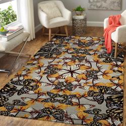 Plenty Of Butterflies Area Rug Living Room Rug Home Decor Floor Decor Rb7A8E7E6360