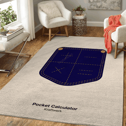 Pocket Calculator Music Art For Fans Area Rug Living Room Carpet Rug Regtangle Carpet Floor Decor Home Decor