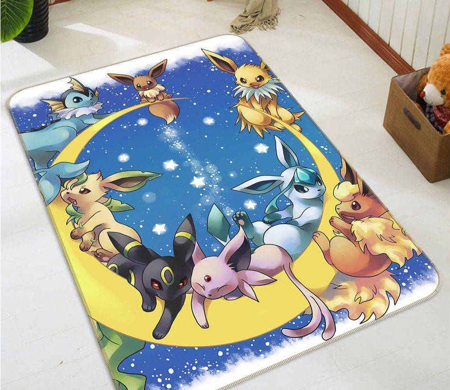 Pokemon Anime 13 Area Rug Living Room And Bed Room Rug Rug Regtangle Carpet