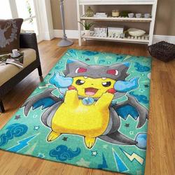 Pokemon Anime Movies Area Rugs Living Room Carpet Christmas Gift Rug Regtangle Carpet Floor Decor Home Decor V6659