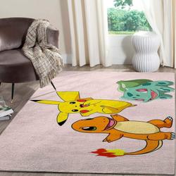Pokemon Anime Movies Area Rugs Living Room Carpet Christmas Gift Rug Regtangle Carpet Floor Decor Home Decor V6660