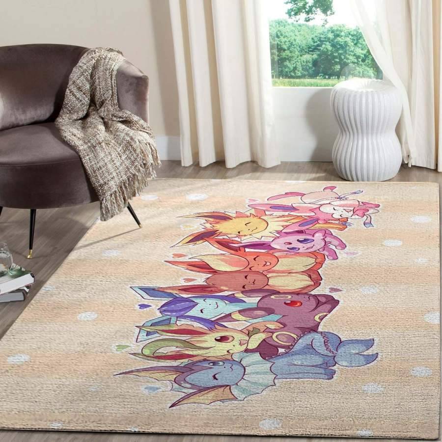 Pokemon Area Rug Living Room Rug Home Decor Gaming Floor Decor 19112210