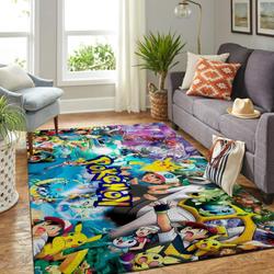 Pokemon Area Rug Living Room Rug Home Decor Nintendo Video Game Gfd 19122313