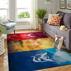 Pokemon Area Rug Living Room Rug Home Decor Nintendo Video Game Gfd 1912238