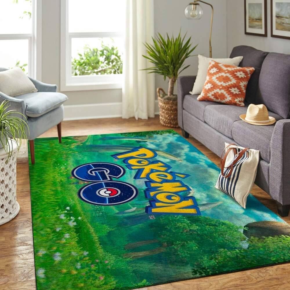 Pokemon Area Rug Nintendo Video Game Carpet Gamer Living Room Rugs Rug Regtangle Carpet Floor Decor Home Decor V339
