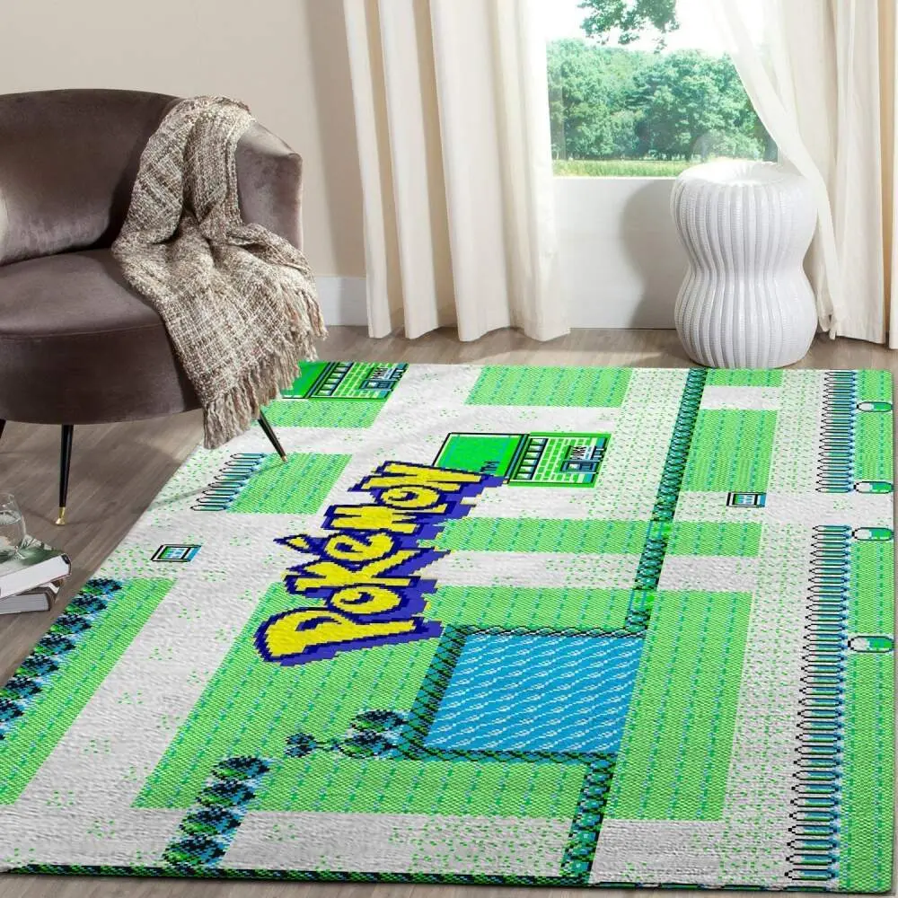 Pokemon Area Rug Nintendo Video Game Carpet Gamer Living Room Rugs Rug Regtangle Carpet Floor Decor Home Decor V368