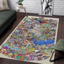 Pokemon Gaming Area Rugs Living Room Carpet Floor Decor The Us Decor